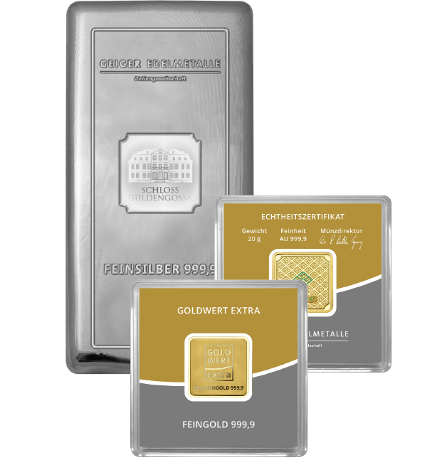 BVF GOLDWERT EXTRA Barren Gold Silber
